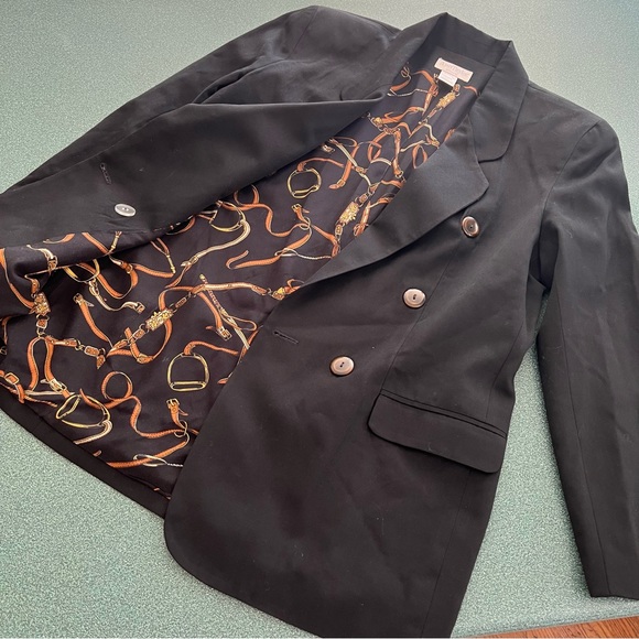 Ann Taylor Vintage 100% Wool Double Breasted Blazer - Picture 7 of 7